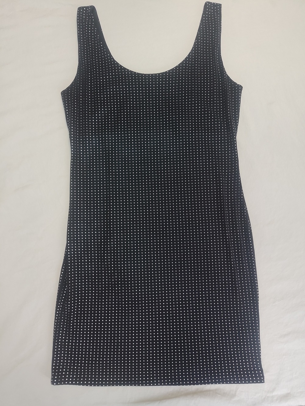 Rock & Republic Black Silver Dots Studded Dress Womens Size M